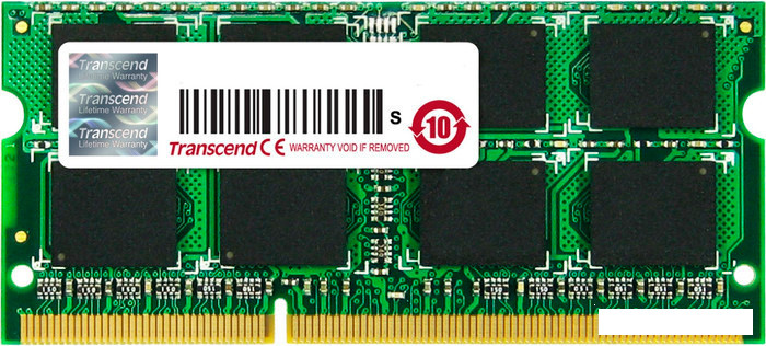 Оперативная память Transcend JetRam 4GB DDR3 SO-DIMM PC3-12800 (TS512MSK64V6N) - фото 1 - id-p130135487