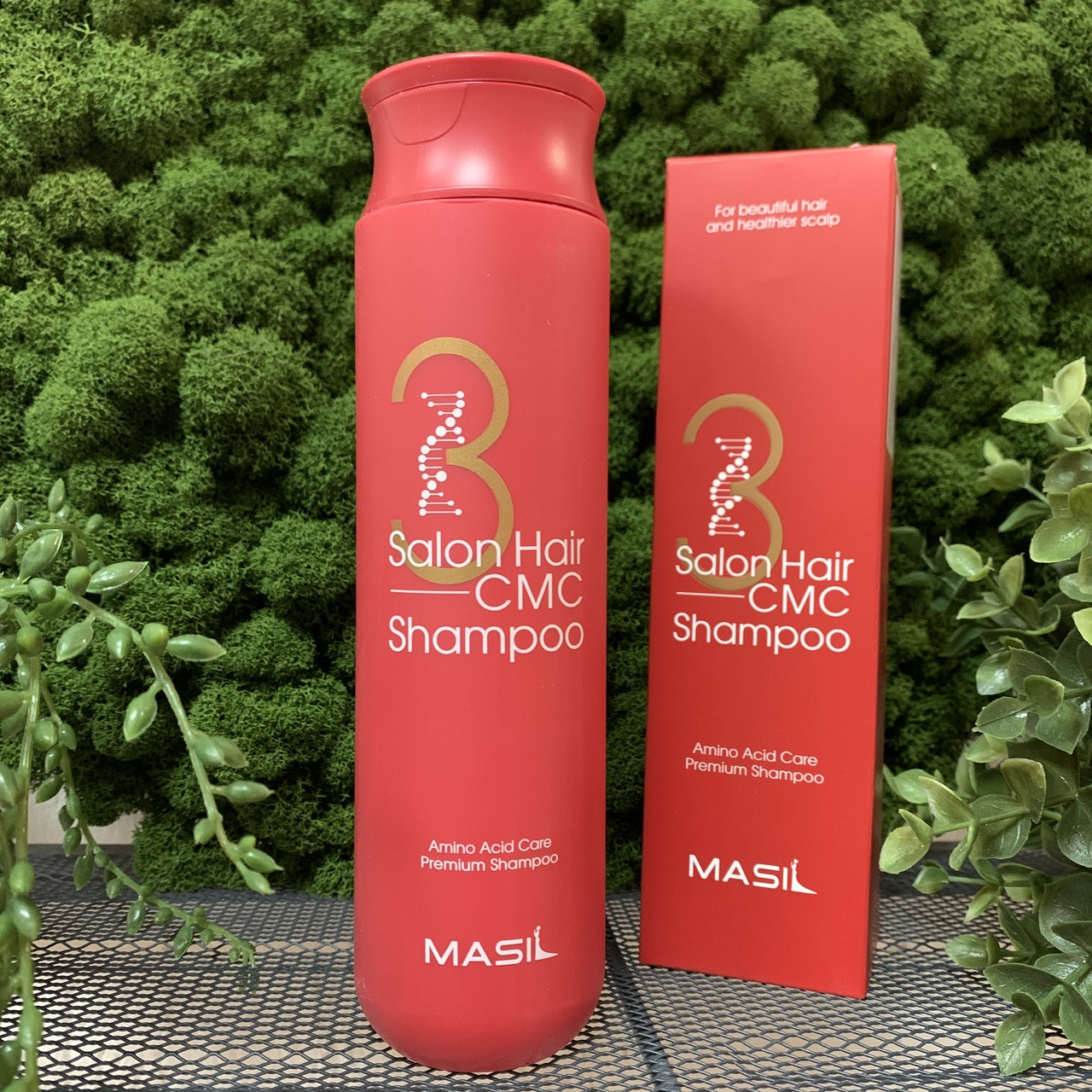 Восстанавливающий профессиональный шампунь с керамидами Masil 3 Salon Hair CMC Shampoo, 300 мл