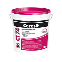 Ceresit CT 74 силиконовая штукатурка камешковая 1.5, 2.0 и 2.5мм зерно 25кг