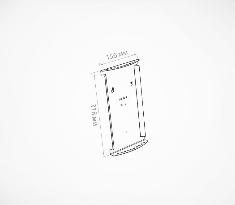 Основание для настенной перекидной системы А4 - фото 4 - id-p130245749