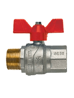 Шаровый кран F.I.V EVOLUTION полнопроходной ВН 1/2" красный