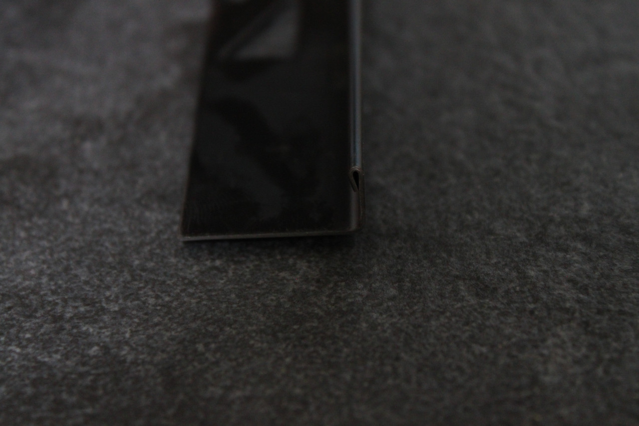 Профиль L образный из нержавеющей стали черный 12мм 2,7м, фото 1
