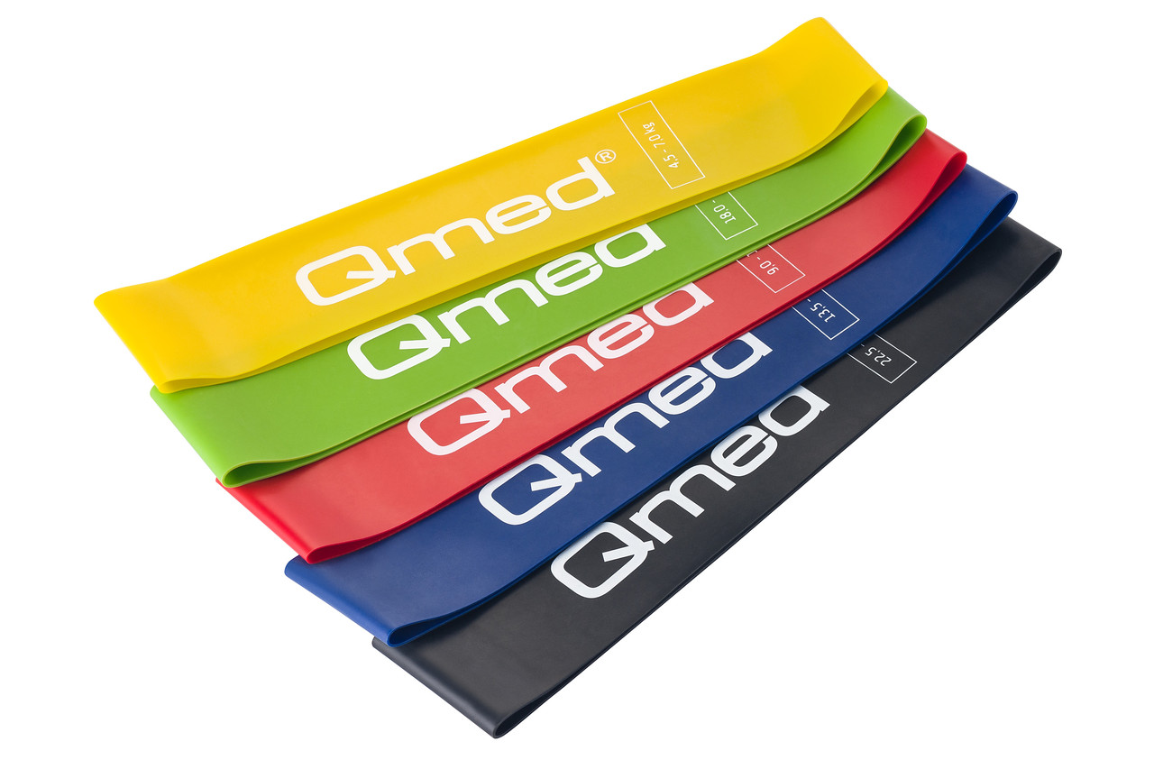 Эластичные ленты для фитнеса Qmed Resistance Loop Bands Set - фото 1 - id-p109727877