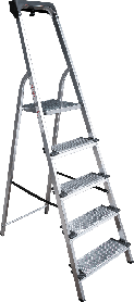 Лестница-стремянка  5 ступ NV- 118 с лотком-органайзером