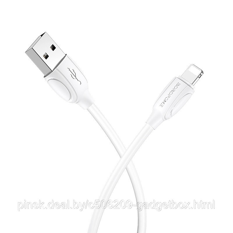 Кабель Borofone BX19 Benefit Lightning-USB - фото 1 - id-p130057118