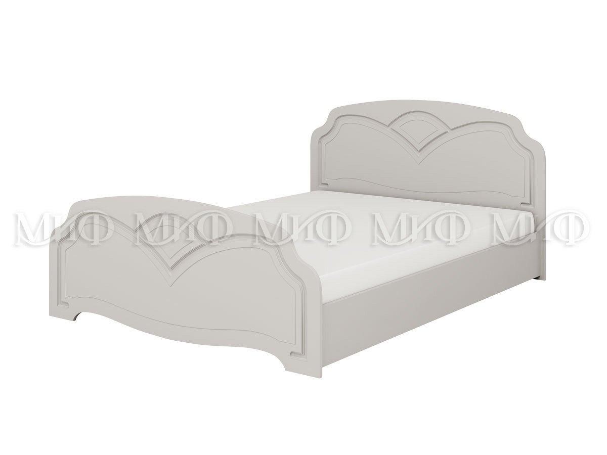 Кровать Натали-1 - Белый глянец / белый - 1,4 м - фото 1 - id-p130328595