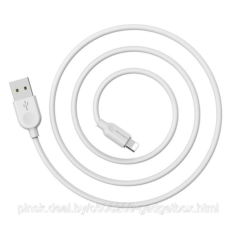 Кабель Borofone BX14 Lightning-USB 2м - фото 5 - id-p130057135