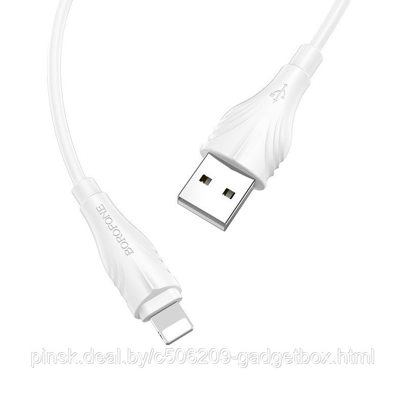 Кабель Borofone BX18 Lightning-USB - фото 5 - id-p130057125
