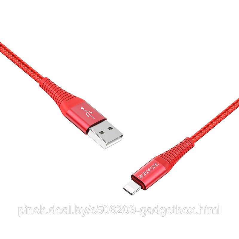 Кабель Borofone BX29 Lightning-USB - фото 3 - id-p130057122