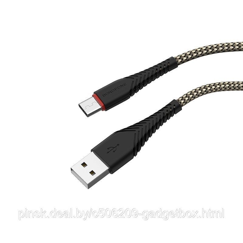 Кабель Borofone BX25 Powerful Type-C-USB - фото 2 - id-p130057133