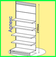 Стеллаж пристенный 2160х1000х580 п5