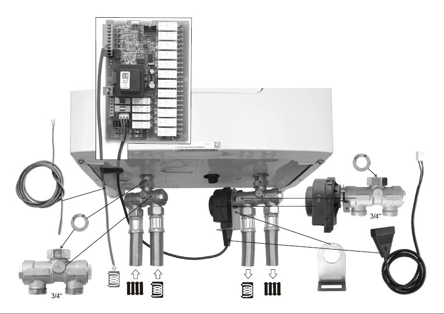 Комплект подключения бойлера к электрическому котлу Protherm Скат - фото 2 - id-p130352240