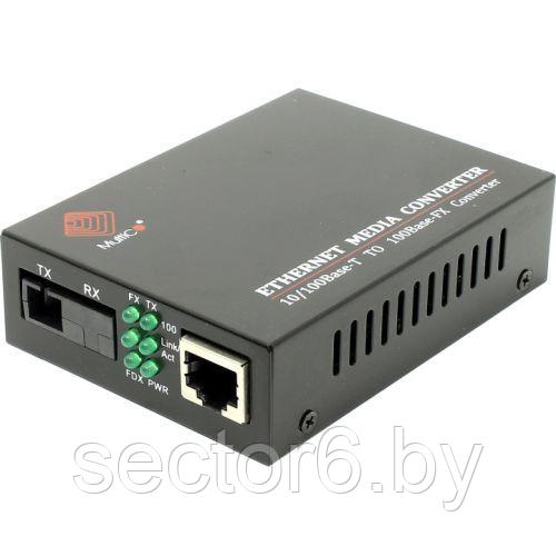 MultiCo 100Base-TX to 100Base-FX Media Converter  (1UTP, 1SC, SM)