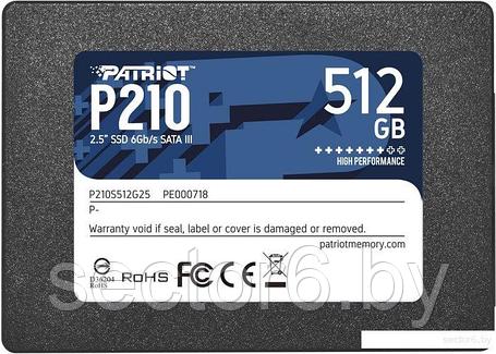 SSD Patriot P210 512GB P210S512G25, фото 2