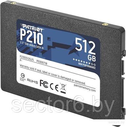 SSD Patriot P210 512GB P210S512G25, фото 2