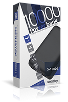 Портативный внешний аккумулятор (Power bank) SmartBuy S-10000, черный