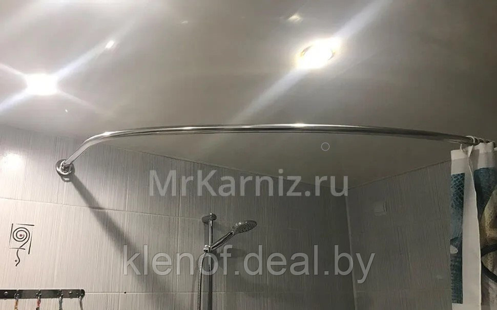 Карниз для ванны Cersanit Virgo Max 160х90 нержавеющая сталь - фото 3 - id-p130355102