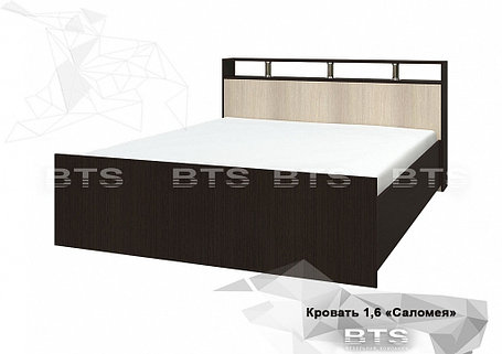 Кровать 1,6 м. Саломея (венге/лоредо) фабрика БТС, фото 2