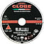 Отрезной абразивный круг GLOBE X-ONE 125x1,0x22.2 ZA60SX, фото 2