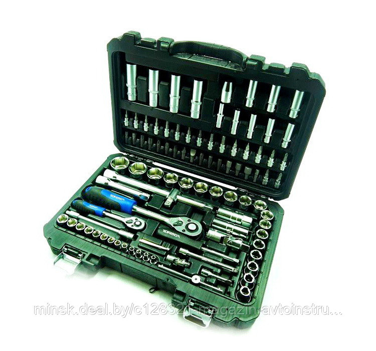 Набор инструмента 1/4" и 1/2" 6-граней 4-32 мм 94 пр FORSAGE 4941-5