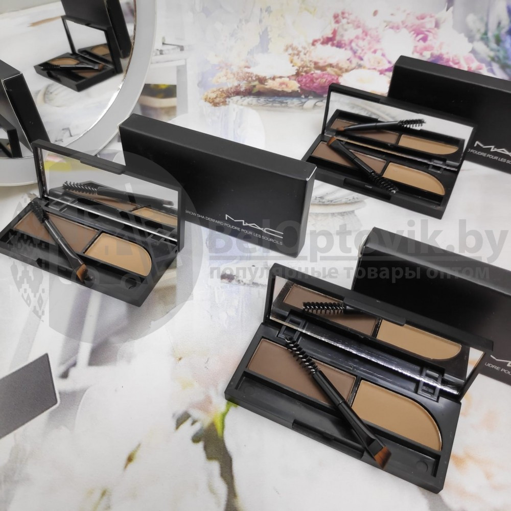 Тени для бровей MAC Brow Sha Derfard Poudre Pour Les Sourcils 3 гр. Тон 1 - фото 4 - id-p130365239