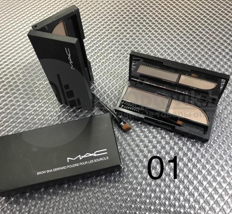 Тени для бровей MAC Brow Sha Derfard Poudre Pour Les Sourcils 3 гр. Тон 1 - фото 6 - id-p130365239