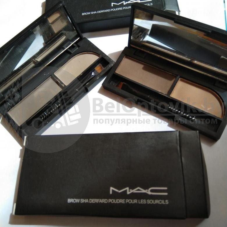 Тени для бровей MAC Brow Sha Derfard Poudre Pour Les Sourcils 3 гр. Тон 1 - фото 8 - id-p130365239