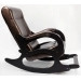 Кресло-качалка Бастион 2 с подножкой (dark brown) - фото 3 - id-p130383009