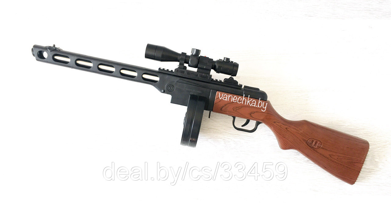 Пистолет-пулемёт Шпагина1  пневматический на пульках 6мм, фото 1