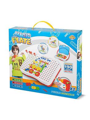 Конструктор c 2-мя шуруповертами 190 деталей Magic Plate Puzzle, фото 2