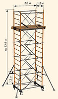 Вышка Строительная Передвижная ВС 0,8м 0,9 1,0 1,2 1,4 1,8 2,0м Высота до 21м