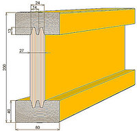 БАЛКА ОПАЛУБОЧНАЯ ДВУТАВР H20 деревянная Опалубка Перекрытия Строительная для Перекрытий стен Щитовая купить