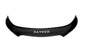 Дефлектор капота (евро крепеж) (широкий) (SD) DATSUN on-Do "14-