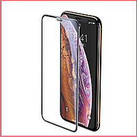 Защитное стекло 3d-20d для Apple Iphone X / Xs черный (с защитной сеткой на динамик)