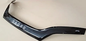 Дефлектор капота длинный (c заходом на фары) для Peugeot Boxer (2014-2018) № PG18