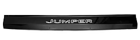 Дефлектор капота (евро крепеж) (мик-бус, фургон) CITROEN Jumper "06-13"