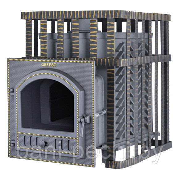 Чугунная банная печь Гефест GFS ЗК 18 (П) в сетке