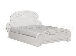 Кровать Александрина 1,4 м - Белый глянец / белый