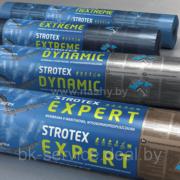 Супердиффузионная мембрана Strotex EXPERT (Стротекс Эксперт 4 слоя, 115 г/м2, Польша) - фото 4 - id-p130495532