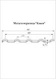 Металлочерепица камея 0,45 PE RAL 6005 зеленый мох, фото 2