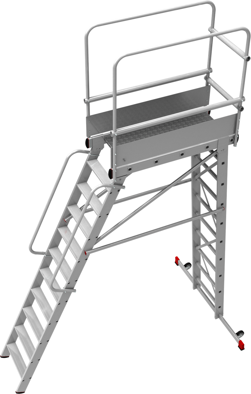 Передвижной трап с односторонним подъемом индустриальный NV 551