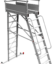 Передвижной трап с односторонним подъемом индустриальный NV 551, фото 3