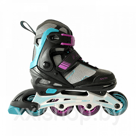 Роликовые коньки Tech Team Axor 2020 blue/pink р-р 34-37, фото 2