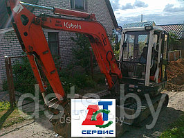 Аренда миниэкскаватора KUBOTA KX121-3 Alpha