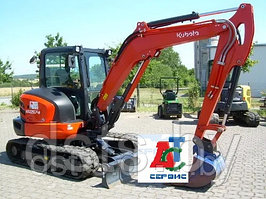 Прокат мини-экскаватора KUBOTA KX121 Alpha