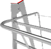 Передвижная складная лестница с площадкой профессиональная NV 354, фото 2
