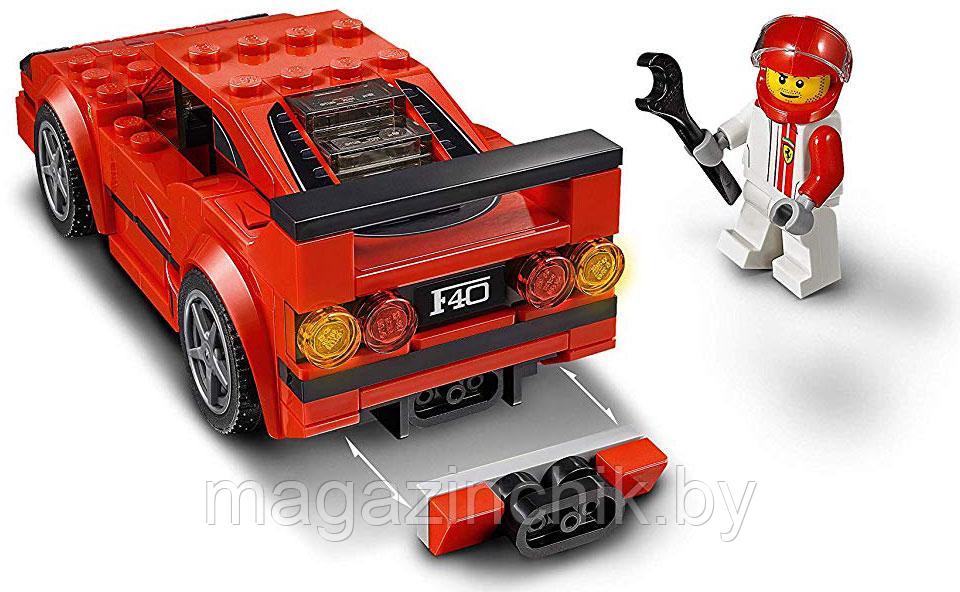 Конструктор Speed Champions Ferrari F40 Competizione Lari 11253, аналог лего 75890 - фото 2 - id-p130501252