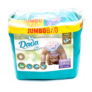 Подгузники Dada Extra Soft Jumbo Bag 4 maxi 82 шт, фото 2