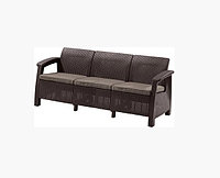 Диван трехместный CORFU II MAX LOVE SEAT, коричневый