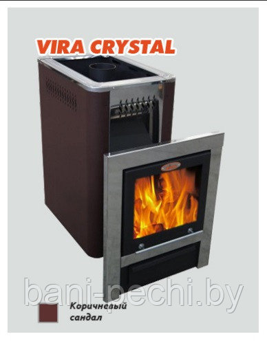 Печь для бани и сауны VIRA-12 CRYSTAL (Большое панорамное стекло) - фото 4 - id-p92791024